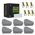 Furnsnare Mouse Bait Station (6 Pack) - Bait Boxes for Mice and Rats with Lockable Keys - Weatherproof Outdoor Mouse Bait Stations- Safe for Kids & Pets - size: 6 Pack
