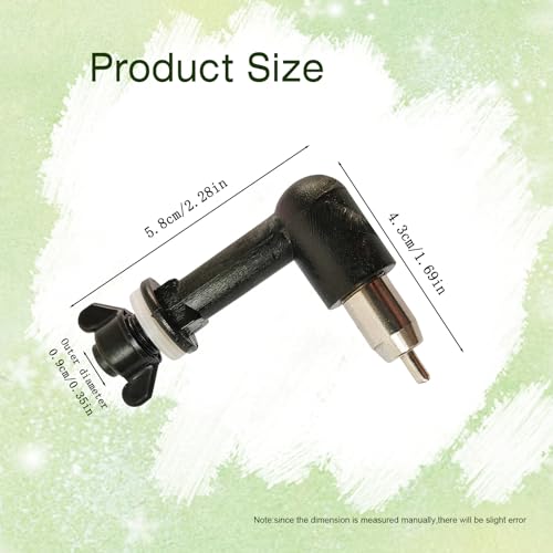 Chick Nipple Drinker Chicken Waterer Quail Water Nipples No Freeze Nipple for Rabbit (Stainless Steel)