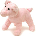 Jeffers Pet Animal Cuddlers Plush Squeaky Dog Toy, 8 inches - Pink Pig - color: Pink Pig