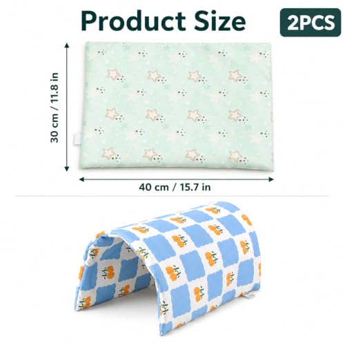 2 Pcs Foldable Guinea Pig Hideout Tunnel - Small Animal Hides | Creative Shapes, Waterproof, Small Pet Tunnels for Rabbit Hamster Chinchilla