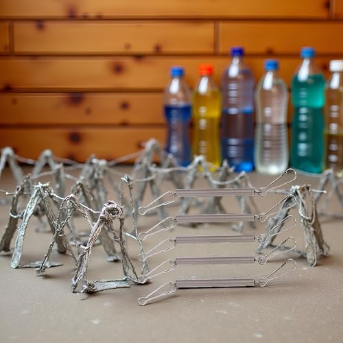 5 Pcs Replacement Water Bottle Springs with 2 Clips Used Singly or in Combination to Hold Rabbit Water Dispenser Drinking Bottle for Small Animals Feeding and Watering Supplies Pet Supplies