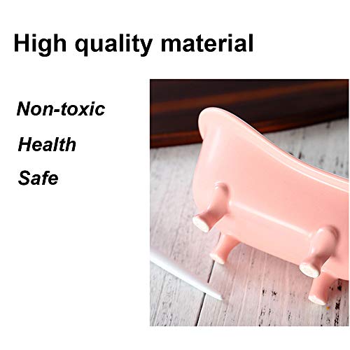 Summer Hamster Ceramic Bed Bathtub, Small Animal Ice Accessories Cage Hideout Toys，Bird Relax Habitat House, Sleep Pad Nest or Hamster, Food Bowl for Guinea Pigs/Squirrel/Chinchilla - color: violet