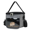 Small Animal Carrier Bag, Portable Pet Travel Bag with Shoulder Strap & Removable Mat for Hamsters Sugar Gliders Flying Squirrel