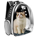 Cat Backpack Carrier, Pet Cat Carrier with Ventilated Design for Carrying Puppy Cats, Pet Carrier Backpack for Traveling/Hiking/Camping/Outdoors Airline Approved Travel Carrier (Black) - color: Black