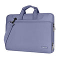 MOSISO 360 Protective Laptop Bag 13.3 inch, 13-14 inch Computer Bag | Compatible with MacBook Air 13 inch/Pro 13 /Pro 14, HP,Dell,Notebook, Laptop Carrying Case with Strap&Handle, Lavender Gray - color: Lavender Gray, size: 13.3 inch