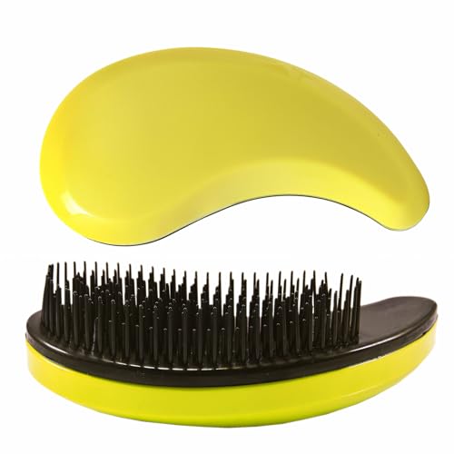 Puppy Brush, Soft Dog Brush for Grooming, Puppy Hair Remover Brush Comb, Grooming Tool for Poodles, Teddy, Yorkies, Maltese, Shih Tzu, Chihuahua, Yellow - color: Yellow