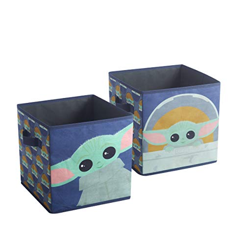 Idea Nuova Star Wars The Mandalorian,The Child Set of 2 Durable Storage Cubes with Handles - color: Star Wars The Mandalorian