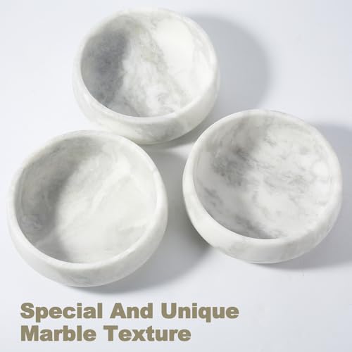 Karibiber Marble Dog Bowl, 5lbs Non-Slip Cat and Dog Food Bowl Dish, Non-Tipping Weighted Puppy Pet Dish, Grey Stone Durable Food and Water Bowls, Easy to Clean, Holds 4 Cups - color: Grey, size: S