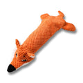 Dog Toys, Squeaky Plush No Stuffing Crinkle Dog Toy for Small Medium Large Dogs, Interactive Puppy Teething Water Bottle Dog Chew Toy (Fox) - style: Fox