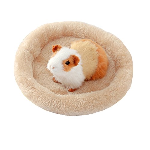 Hamster Bed Soft Warm Cushion for Small Animal - Comfortable Sleep Mat Pad for Guinea Pigs/Hedgehog/Squirrel/Mice/Rats/Chinchilla Nest House - color: Grey, size: Large