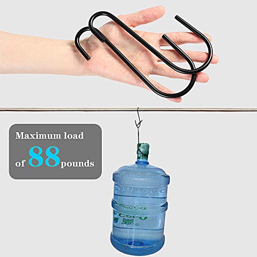 Vindar 3 Pack 6 Inches Bird Feeder Hook Heavy Duty Big S Hooks Hangers for Kitchen, Office, Wind Chimes, Lanterns, Gardening Tools, Hummingbirds Feeders, Bird House, Lanterns - color: 3 Pack 6 Inches
