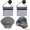 4 Pcs Sugar Glider Bonding Pouch with Mitt Calming Hedgehog Gloves Sugar Glider Cage Accessories Handling Bite Proof Hamster Carry Bag for Small Animal Outgoing Sleeping