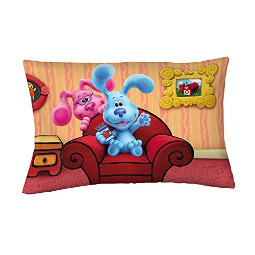 Franco Kids Bedding Super Soft Microfiber Reversible Pillowcase, 20 in x 30 in, Blues Clues - color: Blues Clues