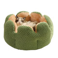 CWV Cute Cat Beds Kitten Beds, Soft Small Dog Beds, Washable Pet Beds for Puppy and Kitty, Cactus Shape, 23 Inch - color: Green
