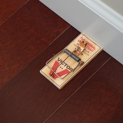 Victor Metal Pedal Mouse Traps, 12-Pack, Reusable Wooden Snap Traps | FSC Certified Wood, Indoor Mice Control Pest Elimination, Rodent Killer Control, Clean & Quick Trapping, Mice Traps for House - style: 12 Metal Pedal Traps