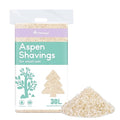 Niteangel Aspen Shaving Hamster Bedding: 30L Absorb Odors & No Dust | Respiratory-Friendly & Encourage Digging Instinct - DIY Tunnel System for Syrian Dwarf Hamster Gerbil Mice Rat or Small Pets - size: 30L - Mini