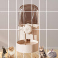 Hanging Cage Automatic Pet Food Water Dispenser 34oz, Large Capacity Feeder Gravity Refill Food and Siphon Suction Water Set for Dog Cat Rabbit Chinchilla and Ferret (Water Dispenser) - color: Water Dispenser