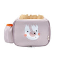 Toddler Lunch Bag for Girls and Boys, Lunch Box for Kids Ages 2–5, Fully Insulated with Padded Handle, Storage Pocket and Water Bottle Pocket, Lightweight, Easy to Clean, BPA-Free - Hedgehog