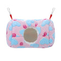 Wontee Hamster Hammock Warm Bed House Small Animal Hideout for Hamsters Gerbil Young Rat Mouse (Pink) - color: Pink