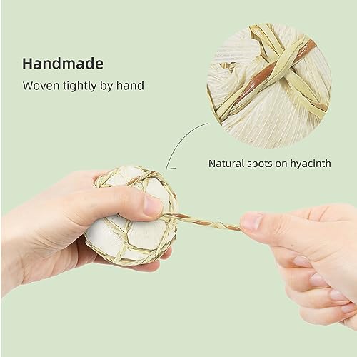 andwe Small Animals Play Balls Rolling Chew Toys & Gnawing Treats for Rabbits Guinea Pigs Chinchilla Bunny Degus - Pet Cage Entertainment Accessories (Pack of 4) - size: Pack of 4