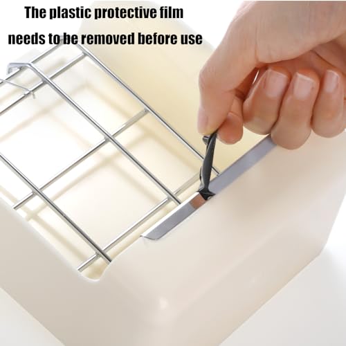 Foraineam 2 Pack Hay Feeder for Rabbits and Guinea Pigs - Plastic Food Bowl, Less Waste Rack Manger, Dispenser for Chinchillas and Other Small Animals