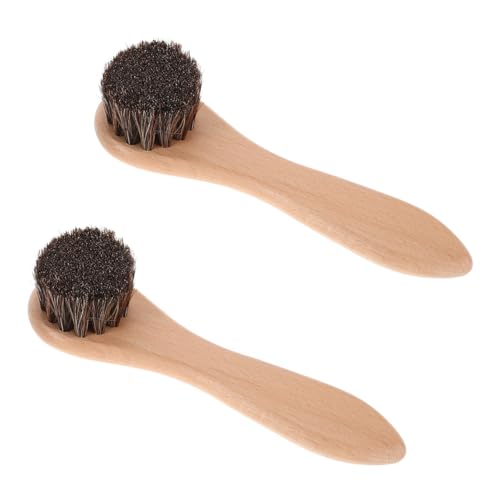PRETYZOOM Hamster Grooming Brush Soft Bristle Small Pet Bath Brush with Handle 6.10 in for Guinea Pigs Rabbits Hamsters Gentle Shedding Cleaning and Massage
