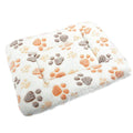 Small Animal Bed Mat, Soft & Warm, Suitable for Guinea Pig, Hamster, Rabbit, Rat and Bearded Dragon (X-Large(13.3''x9.4''), Footprint White) - color: Footprint White, size: X-Large(13.3''x9.4'')