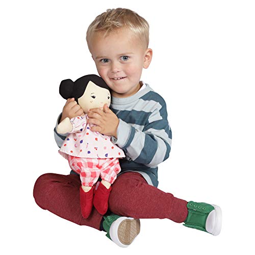 Manhattan Toy Playdate Friends Nico Machine Washable and Dryer Safe 14 Inch Doll with Mini Rooster Stuffed Animal - style: Nico