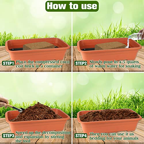1 Pack Coconut Fiber Substrate, Premium Coco Coir Reptile Substrate | 100% Coconut Husk Terrarium Bedding for Reptiles, Tortoise, Bearded Dragon, Gecko, Snake, Hermit Crabs, Frogs, Tarantula - color: 1pcs