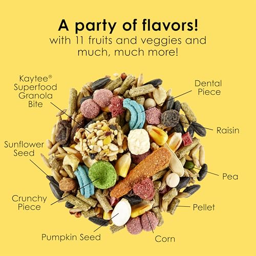 Kaytee Fiesta Hamster and Gerbil Food Flavor Medley 15 Pounds - size: 15 Pound (Pack of 1)