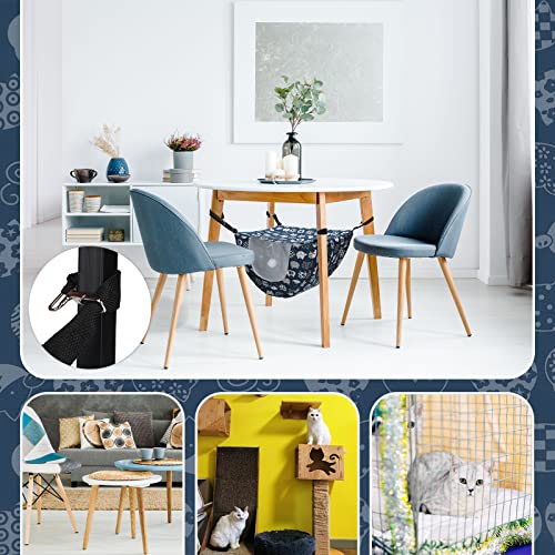 Unittype 2 Pieces Cat Cage Hammock Hanging Pet Bed Double Layer Soft Plush Hanging Pet Comfortable Hammock Bed for Indoor Kitten Ferret Hamster Rabbit or Small Animals, 2 Styles(Plaid) - size: Plaid