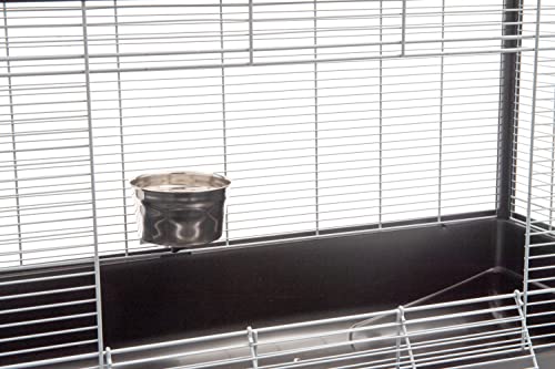 Lixit Stainless Cage Bowl, 20oz - size: 20oz