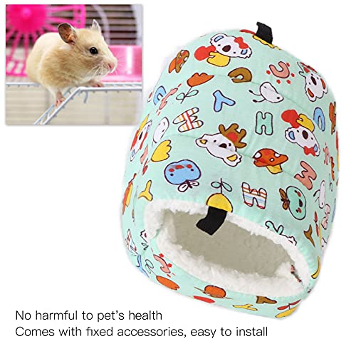 Zerodis Pet Hanging Hammock Pet Cage Cotton Hamster Bed Soft Pet Hanging Hammock for Small Pet Animals Guinea Pig Hamsters Sleeping - size: 8*8
