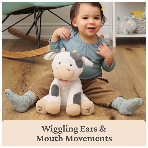 GUND Baby Buttermilk Cow 12-Inch Interactive Animated Musical Baby Toy - style: Buttermilk