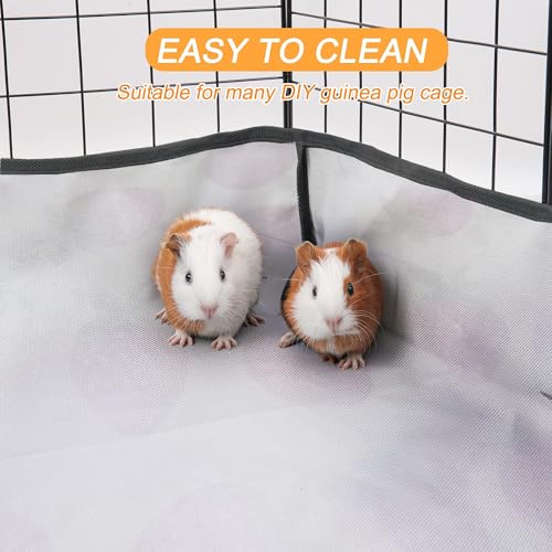 Guinea Pig Cage Liner，Washable Waterproof Oxford Cloth Cage Liners for Small Animals,Hamster Chinchilla Hedgehog Rabbit and Other Small Animals Not Include Cage(24x36 inches) - size: C&C 2x3(24x36 inches)