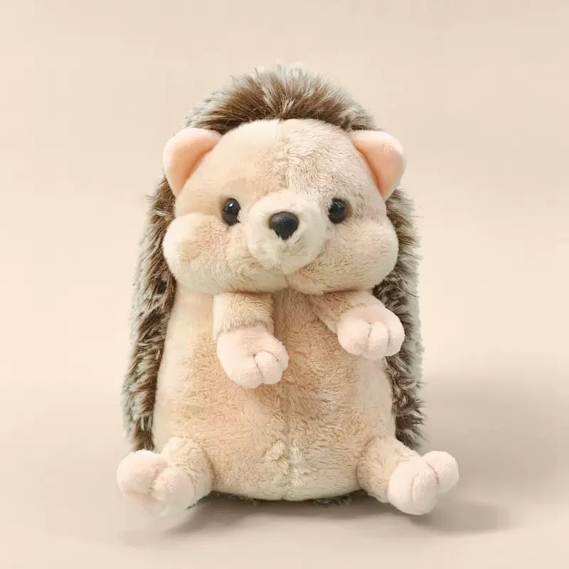 YUKOUQIAN Hedgehog Stuffed Animal Cute Plush Doll Toy 5 inch for Girls Boys Christmas (Hedgehog) - style: hedgehog