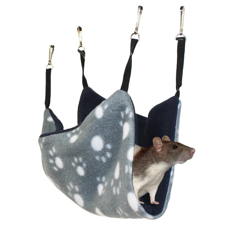 Exotic Nutrition Rainbow Zebra Pouch Set - Hammocks and Bedding for Sugar Gliders, Rats, Ferrets, Chinchillas, Squirrels, Marmosets, Hamsters, Gerbils & Small Animals