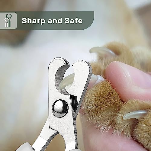 Mr. Pen- Cat Nail Clipper, Stainless Steel | Professional Sharp Cat Claw Trimmer for Small and Medium Cats, Pet Nail Clipper with Sturdy Non Slip Handle - color: Beige