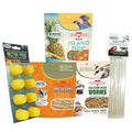 Sugar Glider Treat Bundle - Natural Healthy Assortment - Nectar Pods, Fish Sticks, EZ Worms, Agave Sticks - Suagr Gliders, Rats, Chinchillas, Ferrets, Hamsters, Hedgehogs & Other Small Animals