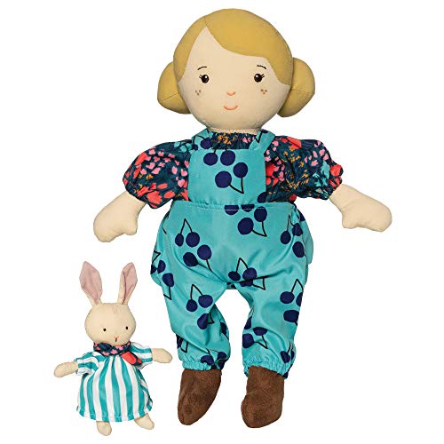 Manhattan Toy Playdate Friends Ollie Machine Washable and Dryer Safe 14 Inch Doll with Companion Stuffed Animal - style: Ollie