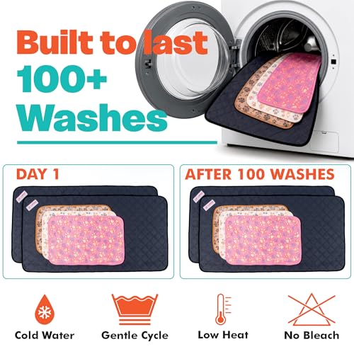 LUFTPETS Guinea Pig Cage Liners 5 Pcs, Washable Midwest Pads & Fleece Mats | 2 Absorbent Bunny Pee Pads 47x24, 3 Soft Blankets. Top Releases Hay. Waterproof Non-Slip Rabbit Bedding