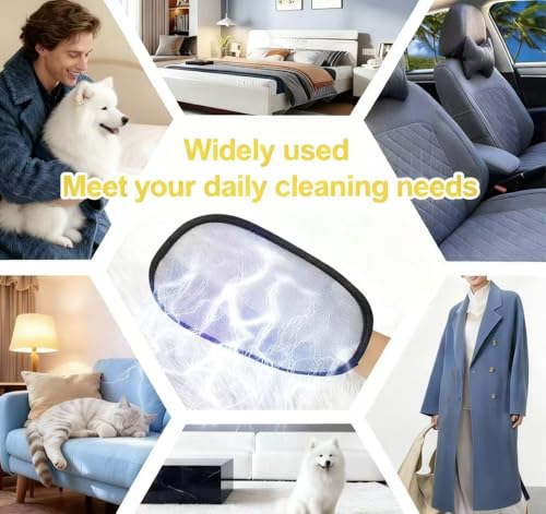 Amouy Pet Hair Removal Glove for Cats & Dogs, 2 PCS Upgraded Five-Finger Electrostatic Pet Hair Gloves, Reusable Magic Brush Pet Hair Remover Tool for Laundry, Couch, Carpet, Car Seat