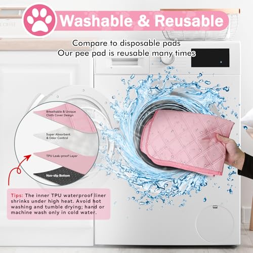 Sieidihit Dog Cat Playpen Tent Crate Cage with Washable Pee Pad, Small Pink | Pet Nursing Enclosure Camping Rest Zone for Recovering Pets New Pet Quarantine Room Portable Pop Up Easy Set up lightweight - color: Pink with Pad