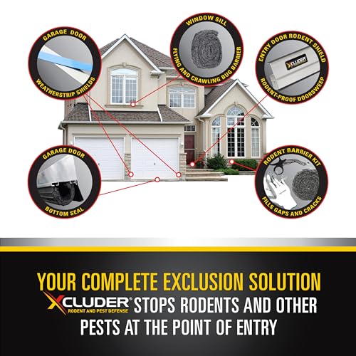 Xcluder Rodent Control Fill Fabric, Large DIY Kit, Stainless Steel Wool, Stops Rats and Mice - style: Large DIY Kit