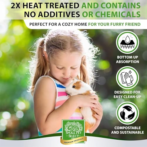 Small Pet Select Corn Cob Bedding & Litter, 100% Natural, 6 lb | Safe Absorbent Cage Litter, Low Dust, For Hamsters, Guinea Pigs, Birds, Gerbils, Reptiles & Small Pets - size: 6 lb