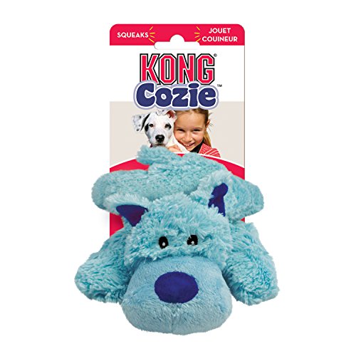 KONG Cozie Baily The Blue Dog, Medium Dog Toy, Blue - size: Medium, style: Baily the Blue Dog
