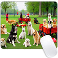 Dog Park Mouse pad Customized Mousepad Non-Slip Rubber Base Mouse Pads for Computers Laptop Office Desk Accessories Mouse pad - color: Dog Park