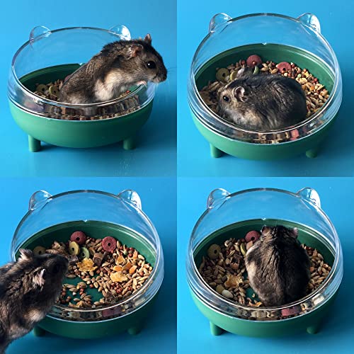 Hamster Bathtub,Hamster Sand Bath,Hamsters Bathroom,Sand Bath Container,Toilet for Dwarf Hamsters,Gerbils,Mice and Small Animals (Blue) - color: Blue