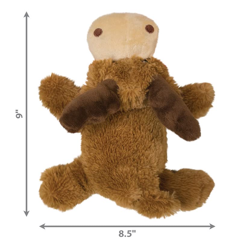 Kong Cozie Marvin Moose Plush Dog Toy, for Medium Dogs | Soft Indoor Cuddle Plush Toy with a Squeaker & Minimal Stuffing, Great for Snuggling & Gentle Indoor Play - size: Medium, style: Marvin the Moose