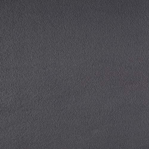 Polar Fleece Solid Dark Grey, Fabric by the Yard - color: Dark Grey